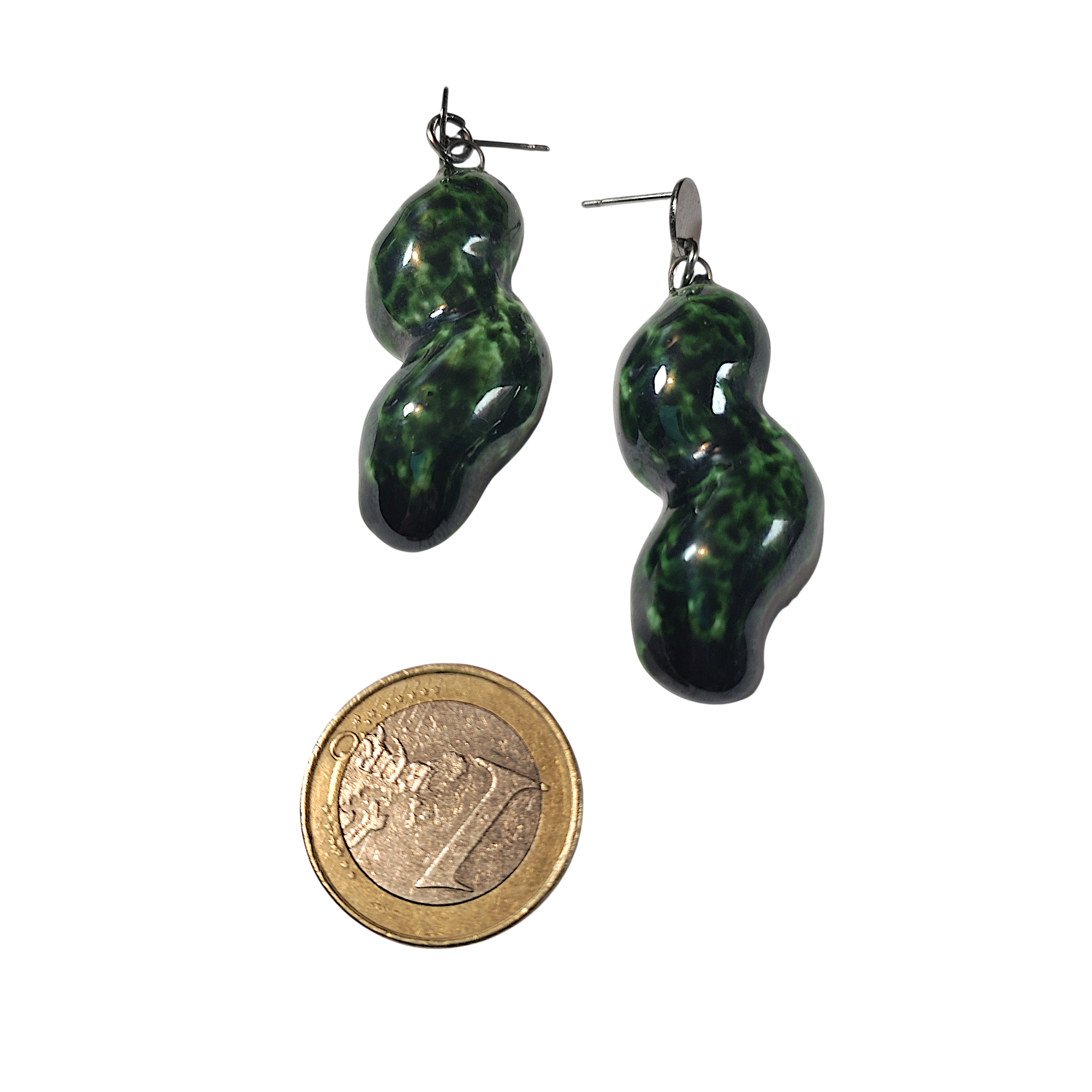 Brincos Orgânicos Verdes